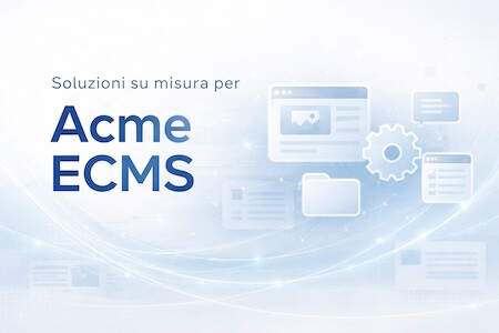 Soluzioni su misura per Acme ECMS