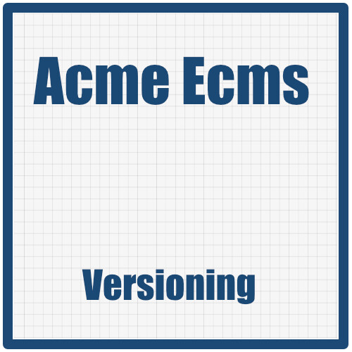Acme Versioning: versionamento dei contenuti in Acme ECMS